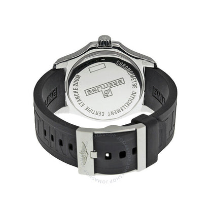 Breitling, Colt Black Dial Black Rubber Men's Watch A7438811-BD45BKPT3