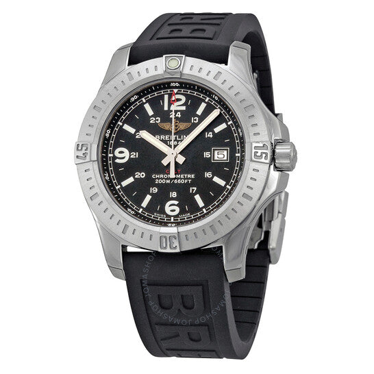 Breitling, Colt Black Dial Rubber Strap Men's Watch A7438811-BD45BKPD3
