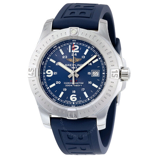 Breitling, Colt Blue Dial Blue Rubber Men's Watch A7438811-C907BLPT3
