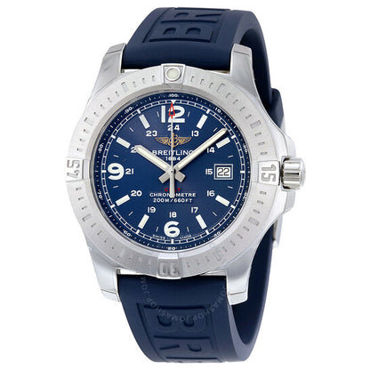 Breitling, Colt Blue Dial Blue Rubber Men's Watch A7438811-C907BLPT3