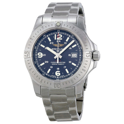 Breitling, Colt Blue Dial Stainless Steel Men's Watch A7438811-C907SS