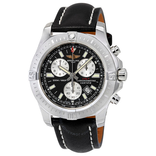 بريتلينغ، ساعة كولت كرونوغراف للرجال بمينا أسود A7338811-BD43BKLT