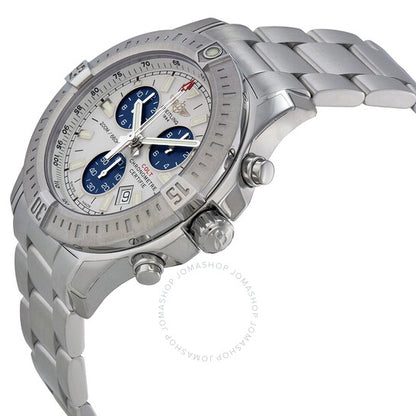 ساعة بريتلينج كولت كرونوغراف للرجال بمينا فضية A7338811-G790SS