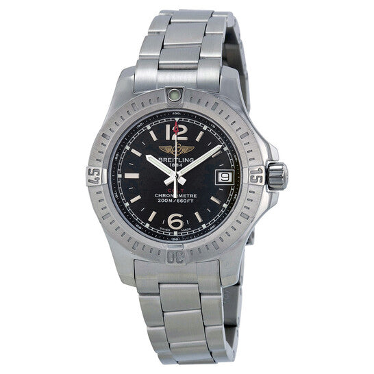 Breitling, Colt Lady Black Dial Stainless Steel Watch A7738811-BD46SS
