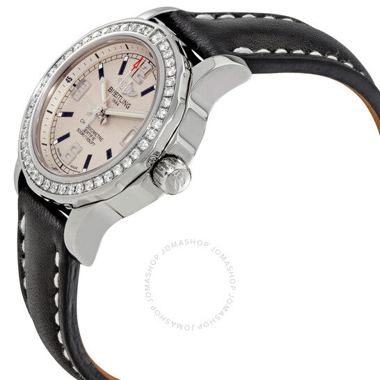 Breitling, Colt Lady Silver Dial Diamond Bezel Ladies Watch