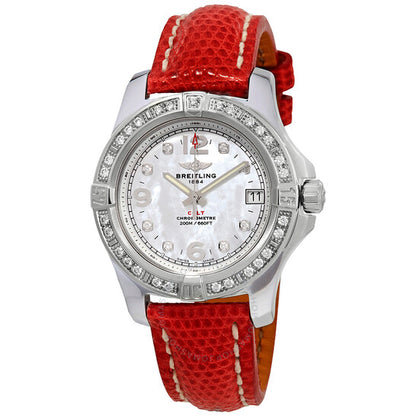 Breitling, Colt Mother of Pearl Diamond Dial Ladies Watch