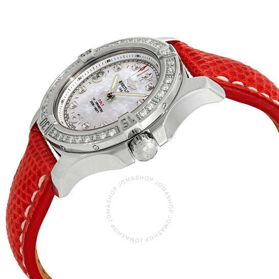 Breitling, Colt Mother of Pearl Diamond Dial Ladies Watch