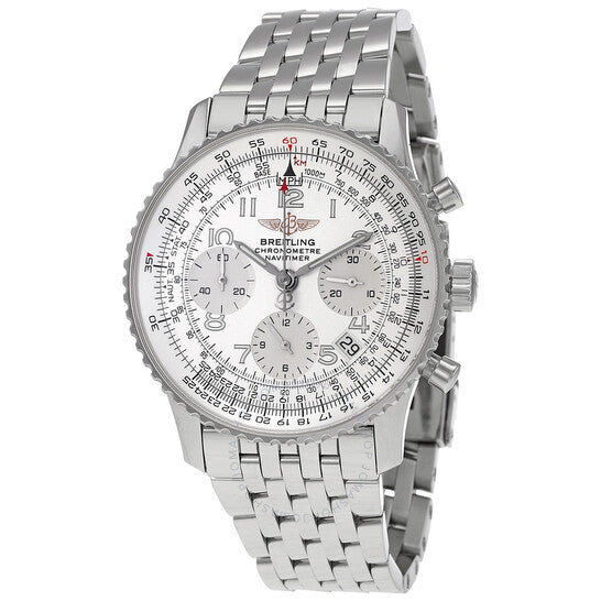 Breitling, Cosmonaute Chronograph Automatic Chronometer Silver Dial Men's Watch