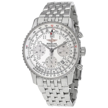 Breitling, Cosmonaute Chronograph Automatic Chronometer Silver Dial Men's Watch