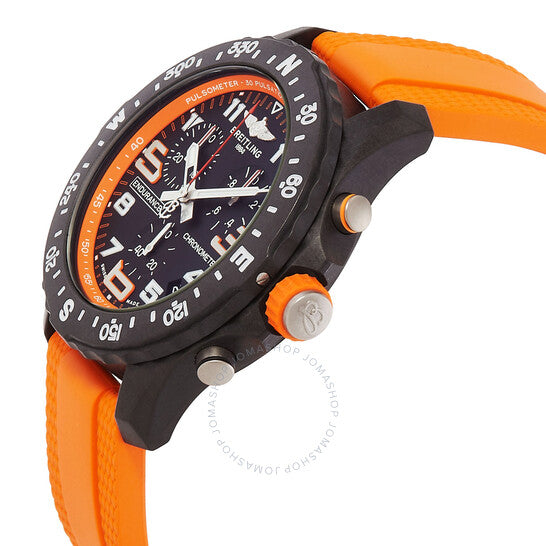 ساعة بريتلينج كرونوغراف كوارتز إندورانس للرجال بمينا أسود