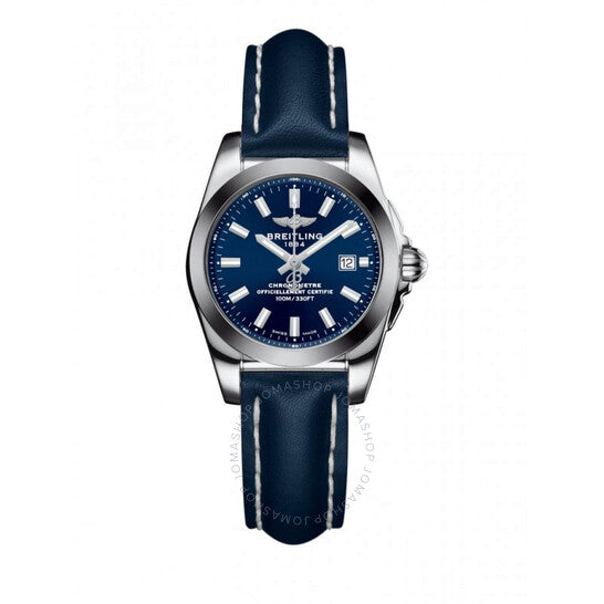 Breitling, Galactic 29 Sleek Quartz Blue Dial Ladies Watch