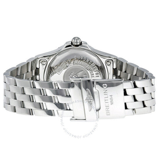 Breitling, Galactic 30 Black Dial Stainless Steel Ladies Watch