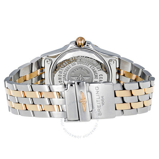 ساعة بريتلينج جالاكتيك 30 دايموند بمينا زرقاء للنساء