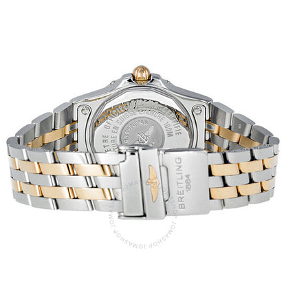 ساعة بريتلينج جالاكتيك 30 دايموند بمينا بيضاء للسيدات