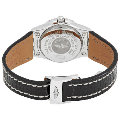 ساعة بريتلينج جالاكتيك 30 كوارتز بمينا سوداء للسيدات