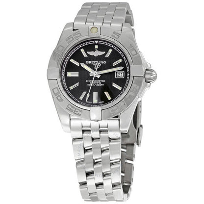 ساعة بريتلينغ جالاكتيك 32 للسيدات بمينا أسود A7135612-BA10SS