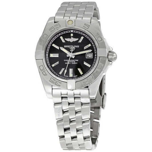 ساعة بريتلينغ جالاكتيك 32 للسيدات بمينا أسود A7135612-BA10SS