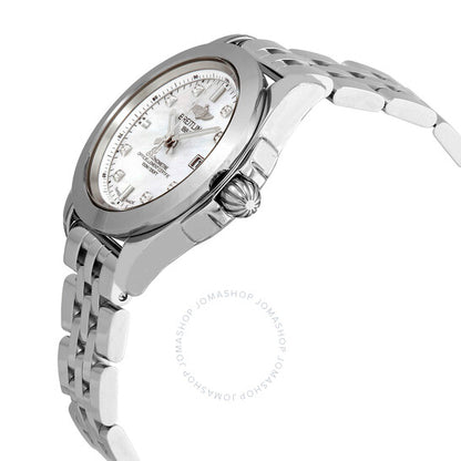 ساعة بريتلينج جالاكتيك 32 كوارتز أنيقة مرصعة بالألماس للسيدات