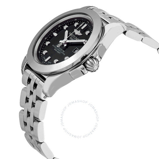 ساعة بريتلينغ جالاكتيك 32 الأنيقة المصنوعة من الكوارتز والألماس