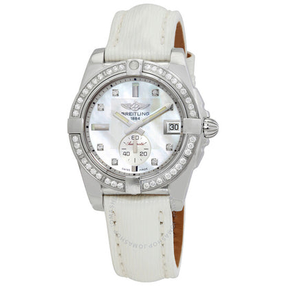 ساعة بريتلينج جالاكتيك 36 أوتوماتيكية مرصعة بالألماس للسيدات