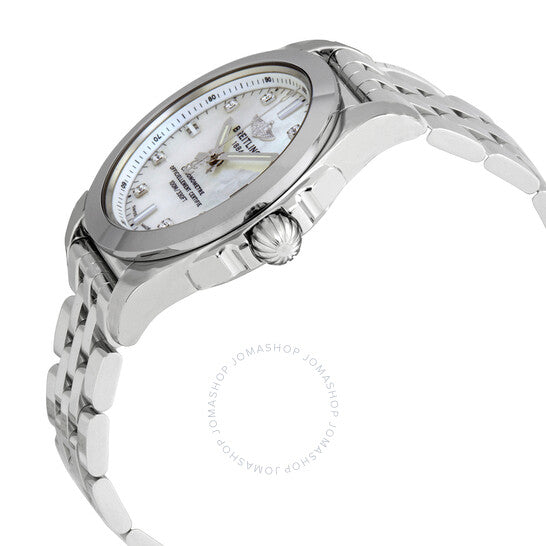ساعة بريتلينج جالاكتيك 36 كوارتز كرونومتر مرصعة بالألماس للسيدات