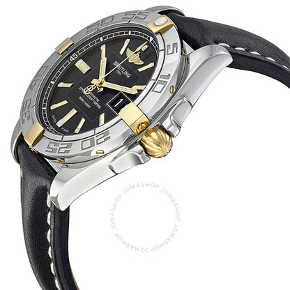 ساعة بريتلينغ جالاكتيك 41 للرجال بمينا أسود B49350L2-BA08BKLT