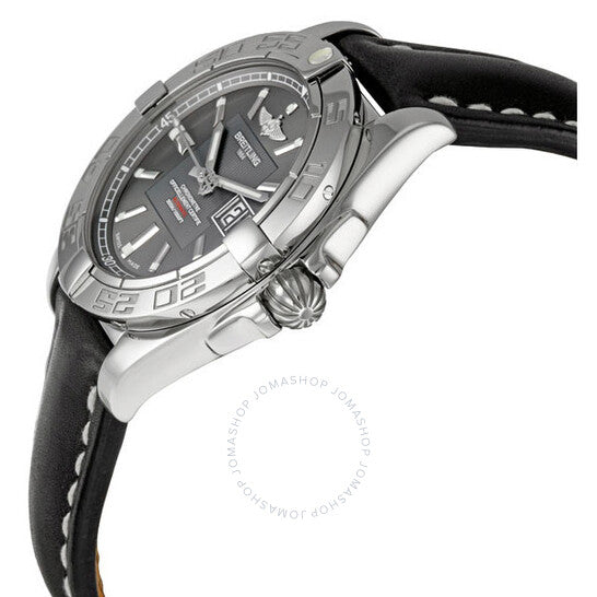 ساعة بريتلينغ جالاكتيك 41 للرجال بمينا رمادي