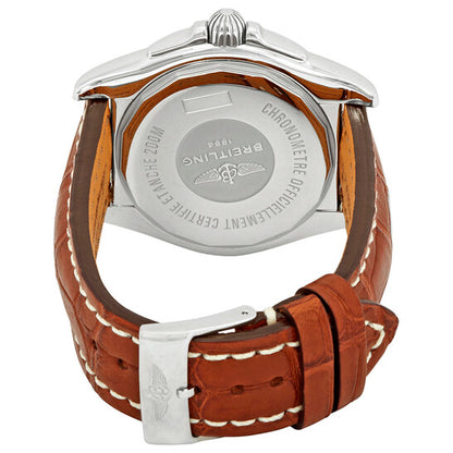 ساعة بريتلينج جالاكتيك أوتوماتيك للرجال بمينا فضي