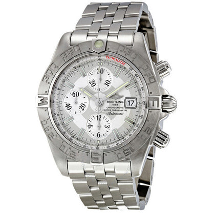 Breitling, Galactic Chrono Silver Dial Automatic Men's Watch A1336410-G569SS