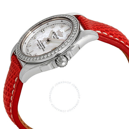 Breitling, Galactic Mother of Pearl Diamond Dial Ladies Watch