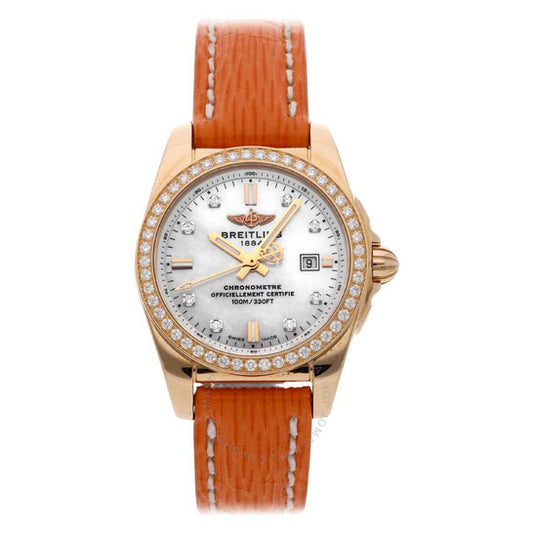 ساعة بريتلينغ النسائية، جالاكتيك كوارتز كرونومتر دايموند