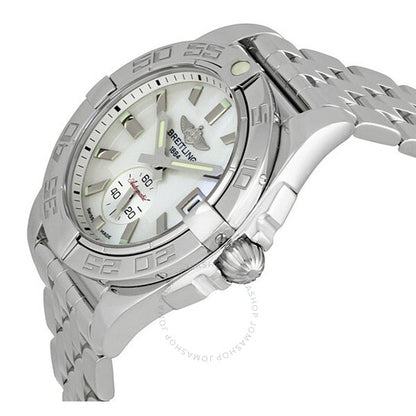 ساعة بريتلينج جالاكتيك للرجال من الفولاذ المقاوم للصدأ A3733012-A716SS