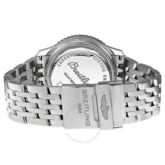 Breitling, Montbrillant Chronograph Automatic Black Dial Men's Watch A4137012-B986SS