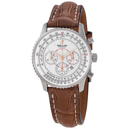 Breitling, Montbrillant Chronograph Automatic Silver Dial Men's Watch