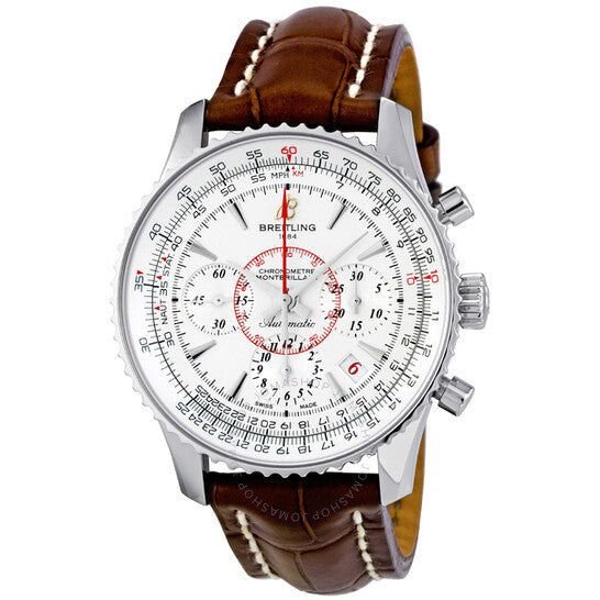 Breitling, Montbrilliant 01 Silver Dial Chronograph Automatic Men's Watch