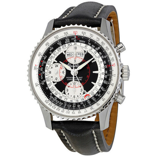 Breitling, Montbrilliant Datora Black Dial Chronograph Men's Watch A2133012-B993BKLD