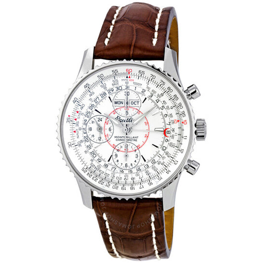 Breitling, Montbrilliant Datora Chronograph Brown Strap Men's Watch A2133012-G518BRCD