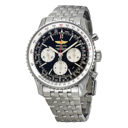 Breitling, Navitimer 01 Chronograph Black Dial Men's Watch AB012012-BB01SS