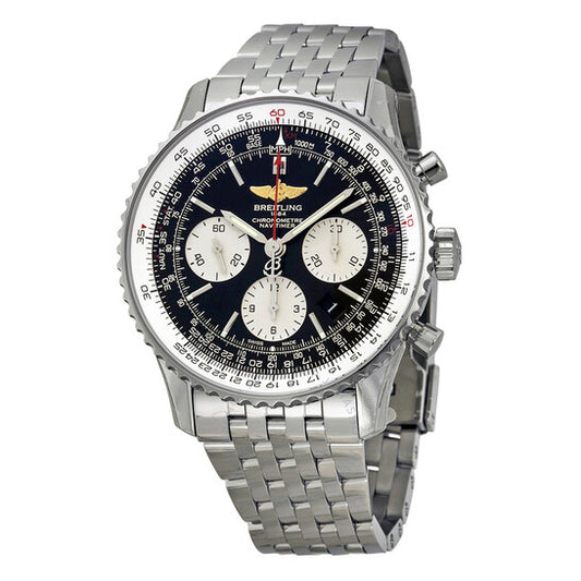 Breitling, Navitimer 01 Chronograph Black Dial Men's Watch AB012012-BB01SS