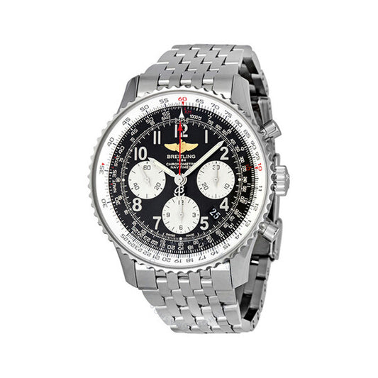 Breitling, Navitimer 01 Black Dial Stainless Steel Men's Watch AB012012-BB02SS