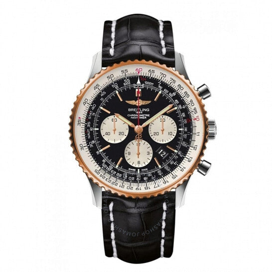 Breitling, Navitimer 01 Black Dial Two-tone Chronograph Men's Watch