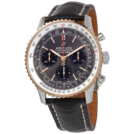 Breitling, Navitimer 01 Chronograph Automatic Chronometer Stratos Grey Dial Men's Watch