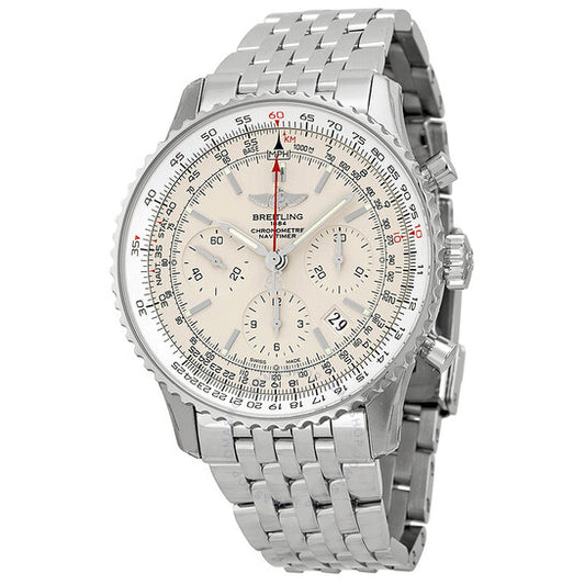 Breitling, Navitimer 01 Limited Off White Dial Stainless Steel Men's Watch AB012312-G756
