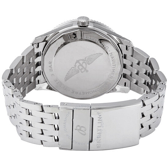 بريتلينغ، ساعة نافيتايمر 1 أوتوماتيكية للرجال بمينا فضي