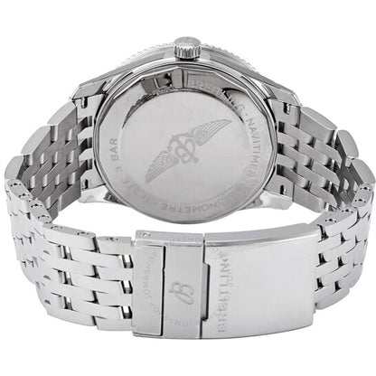 بريتلينغ، ساعة نافيتايمر 1 أوتوماتيكية للرجال بمينا فضي