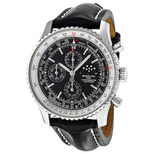 Breitling, Navitimer 1461 Chronograph Automatic Black Dial Men's Watch A1937012-BA57