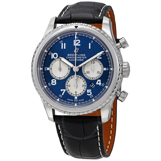 Breitling, Navitimer 8 Chronograph Automatic Chronometer Blue Dial 43 mm Men's Watch