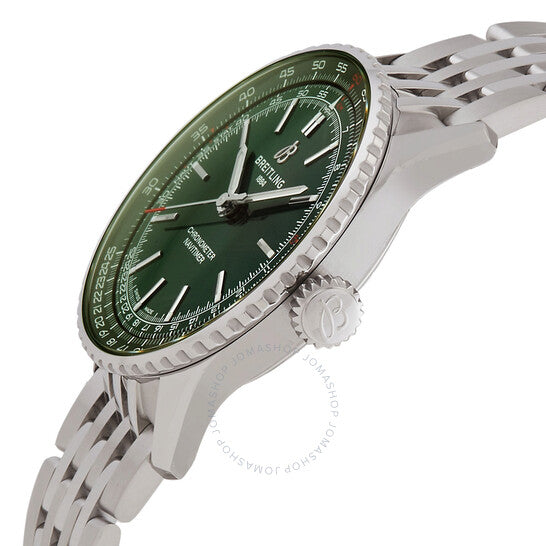 Breitling, Navitimer Automatic 41mm Men's Watch Green Stainless Steel
