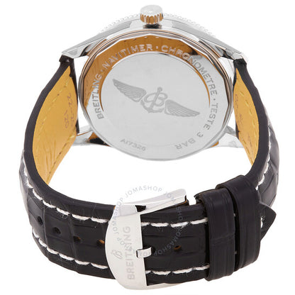 بريتلينج، ساعة نافيتايمر أوتوماتيكية للرجال بمينا أسود