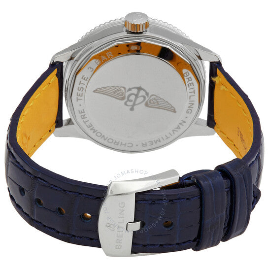 ساعة بريتلينج نافيتايمر أوتوماتيكية كرونومتر بمينا زرقاء للسيدات